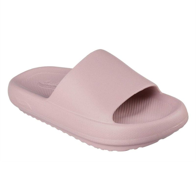 Skechers Womens/Ladies Single Strap Arch Fit Flat Sliders / Pink